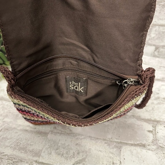 The Sak knit‎ colorful striped crossbody flap bag - Picture 5 of 7